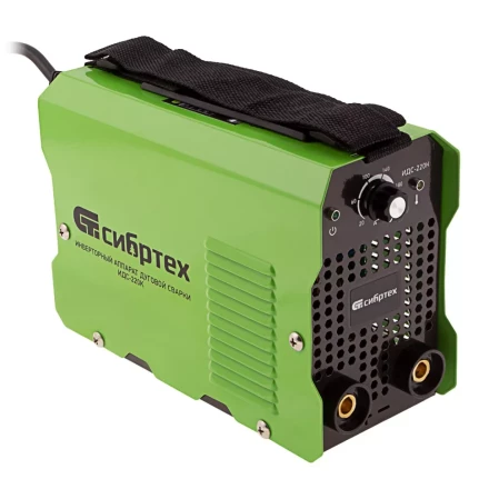 Инверторный аппарат дуговой сварки ИДС-220K, 220 А, ПВ 80%, диаметр электрода 1,6-5 мм Сибртех 94395 купить в Челябинске