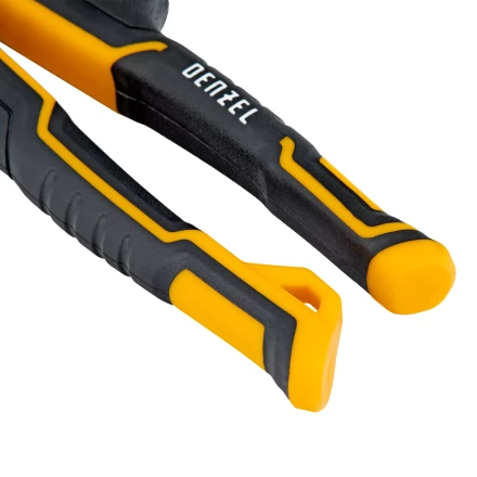 Ножницы по металлу Denzel 78371, 270 мм, прямой и правый рез, сталь-СrMo, трехкомпонентные рукоятки купить в Челябинске