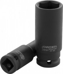 Головка ударная шестигранная 1/2&quot;  М24  удлиненная S03АD4124 Jonnesway 47853