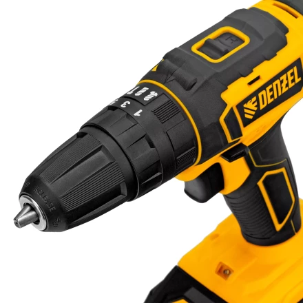 Дрель-шуруповерт аккумуляторная ударная Denzel CID-18-02BM, Li-Ion, 18 В, 2 акк. 26135 купить в Челябинске