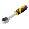 Ключ-трещотка 1/4"  Denzel 14031, 90 зубьев, с быстрым сбросом, CrV купить в Челябинске