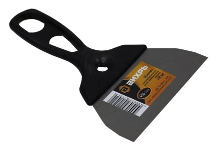 Шпатель нержавеющая сталь пластиковая рукоятка 150мм Вихрь купить в Челябинске