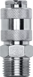 Переходник KRAFTOOL EXPERT QUALITAT для пневмоинструмента, резьба 1/4 папа - быстросъемное соединение мама 06594-1/2