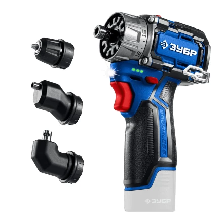 ЗУБР КОМБИ #1, 12 В, 45 Н·м, без АКБ (тип Т7), модульная дрель-шуруповерт, BRUSHLESS, Профессионал (DB-125) купить в Челябинске