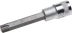 Торцовая бита-головка KRAFTOOL &quot;INDUSTRIE QUALITAT&quot;, удлиненная, материал S2, TORX, сатинированная, 1/2&quot;, Т55 27906-55_z01 купить в Челябинске