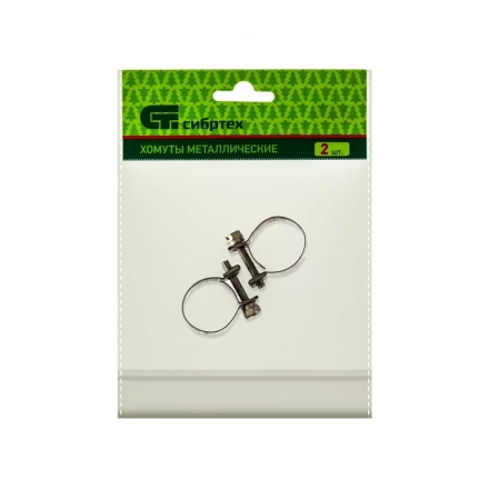 Хомуты металлические MINI 18-20 мм ширина 9 мм винтовой W4 2 шт Сибртех 475073 купить в Челябинске