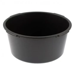 Таз круглый строительный черный 16 л Россия Сибртех 81454