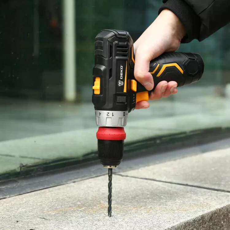 Дрель аккумуляторная DEKO GCD12DU3, 063-4114, со съемным патроном купить в Челябинске