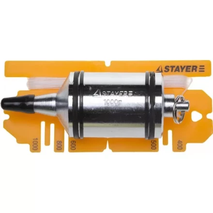 Отвес STAYER &quot;PROFI&quot; строительный со шнуром, с противоударными ободками, 1000 г 06352-100 купить в Челябинске