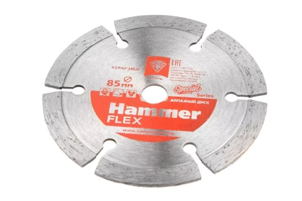 Круг алмазный HAMMER 206-236  Ф10х85мм сегментый по кирпичу купить в Челябинске