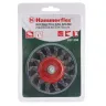 Кордщетка HAMMER плоская 75мм для дрели витая сталь (207-208) купить в Челябинске