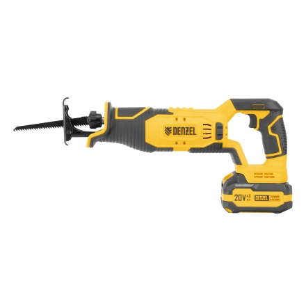 Пила сабельная аккумуляторная RS-180, Li-Ion, 20 В // Denzel 28801 купить в Челябинске