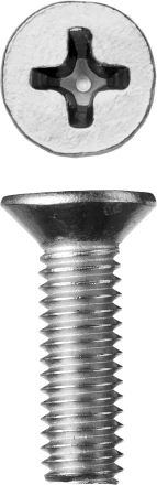 Винт ЗУБР &quot;МАСТЕР&quot; DIN 965, класс прочности 4.8, оцинкованный, M6x25мм, 5кг 303110-06-025 купить в Челябинске