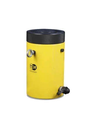 Домкрат гидравлический TOR HHYG-100150LS (ДГ100П150Г) 100 т с фиксирующей гайкой 1004739 купить в Челябинске