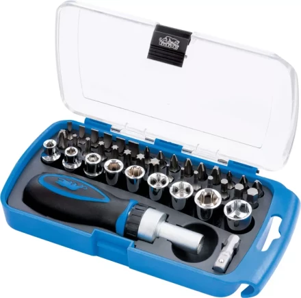 Отвертка реверсивная мини с набором бит и торцевыми головками , 41 шт БАРС 13358 купить в Челябинске