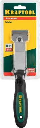 Скребок профессиональный с двухкомпонентной рукояткой, KRAFTOOL 085411, тип лезвия H01, 40мм 85411 купить в Челябинске