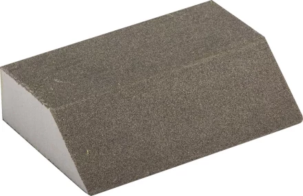 Губка шлифовальная ЗУБР &quot;МАСТЕР&quot; четырехсторонняя угловая, средняя жесткость, Р120, 100х68х42х26мм 35613-120 купить в Челябинске