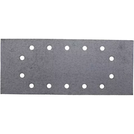 Лист шлиф. универсал. URAGAN с покрытием стеарата цинка, 14 отверстий по кругу, для ПШМ, P100, 115х280мм, 50шт 907-23104-100-50 купить в Челябинске