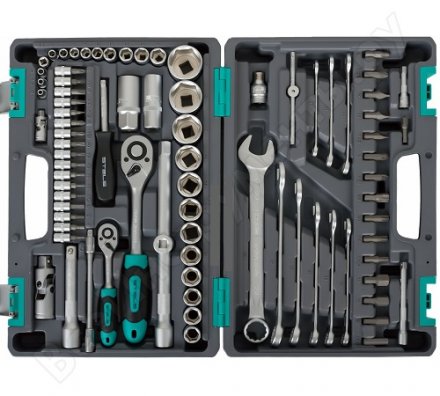 Набор инструментов 82 предмета 12 гранные головки STELS 14117 купить в Челябинске