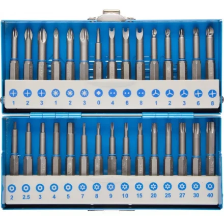 Набор ЗУБР: Биты со специальными профилями, обточенные, хромомолибденовая сталь, 50 мм, 30 предметов 26092-H30 купить в Челябинске