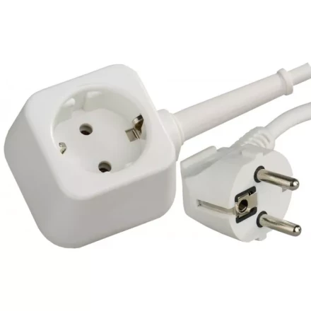 Удлинитель-шнур, 5 м, 3500 Вт, 1 гнездо, ПВС 3x1 мм2, СВЕТОЗАР SV-55013-5 купить в Челябинске