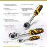 Ключ-трещотка 1/2" Denzel 14033, 90 зубьев, с быстрым сбросом, CrV купить в Челябинске
