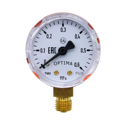 Манометр пропановый 0,6 мПа Оберон N5400 купить в Челябинске