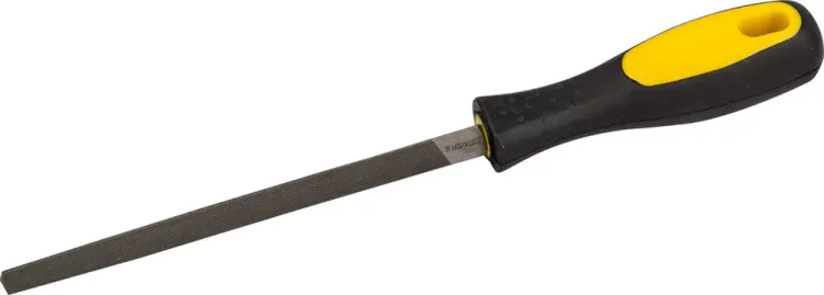 Напильник STAYER "PROFI" трехгранный, с двухкомпонентной рукояткой, № 1, 150мм 16603-15-1 купить в Челябинске