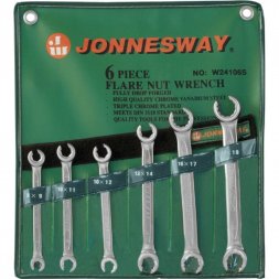 Набор ключей разрезных 8-19мм 6предметов  Jonnesway W24106S 47328