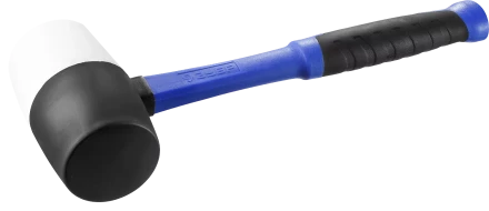 Киянка ЗУБР ЭКСПЕРТ резиновая чёрная с фиберглассовой рукояткой серия ПРОФЕССИОНАЛ купить в Челябинске