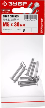 Винты DIN 965 пакет серия МАСТЕР купить в Челябинске