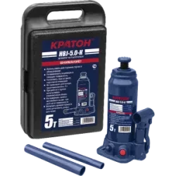 Домкрат бутылочный в кейсе Кратон HBJ-5.0-K 2 30 01 004 купить в Челябинске