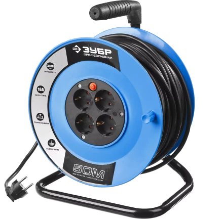 Удлинители на катушке силовые провод ПВС 3х1(15) кв мм серия ПРОФЕССИОНАЛ купить в Челябинске