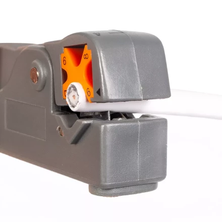 Стриппер КВТ КС-332 для снятия изоляции с коаксиального кабеля (85449) купить в Челябинске