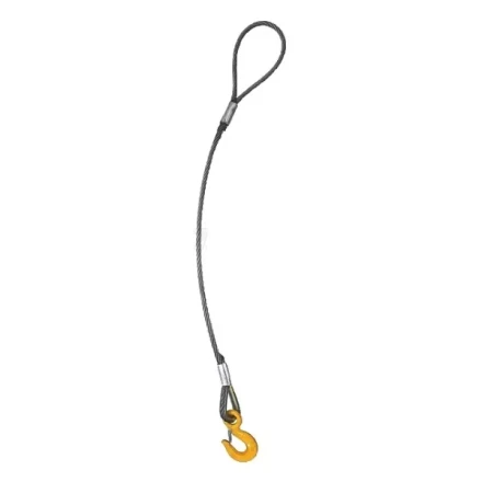 Строп канатный одноветвевой 1СК 0.5 т L=5 м с кч din 0.75 т опрессовка купить в Челябинске
