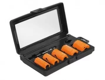 Набор коронок универсальных биметаллических Кратон 5 шт. 1 04 01 001 купить в Челябинске