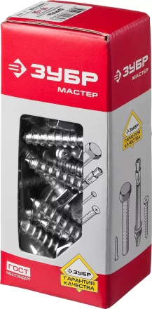 Шурупы ЗУБР &quot;МАСТЕР&quot; с шестигранной головкой, оцинкованные, 10x50мм, 45шт 4-300451-10-050 купить в Челябинске