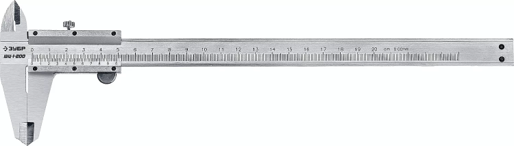 ЗУБР ШЦ-1-200, 200 мм, стальной штангенциркуль, Профессионал (34514-200) купить в Челябинске