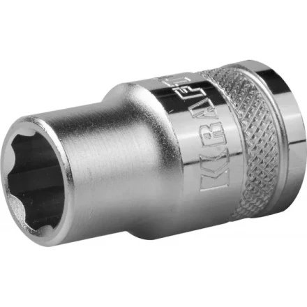 Торцовая головка KRAFTOOL &quot;INDUSTRIE QUALITAT&quot;, Cr-V, SUPER-LOCK, хромосатинированная, 1/2&quot;, 8 мм 27801-08_z01 купить в Челябинске