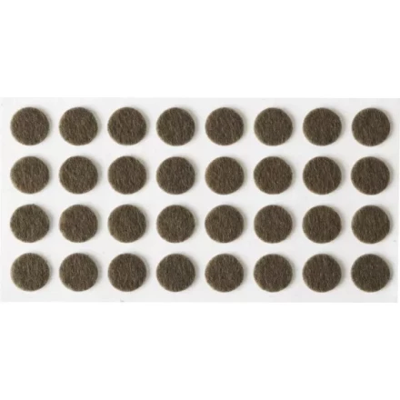 Накладки STAYER &quot;COMFORT&quot; на мебельные ножки, самоклеящиеся, фетровые, коричневые, круглые - диаметр 10 мм, 32 шт 40910-10 купить в Челябинске