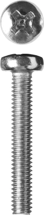 Винт ЗУБР &quot;МАСТЕР&quot; DIN 7985, класс прочности 4.8, оцинкованный, M4x25мм, 5кг 303150-04-025 купить в Челябинске