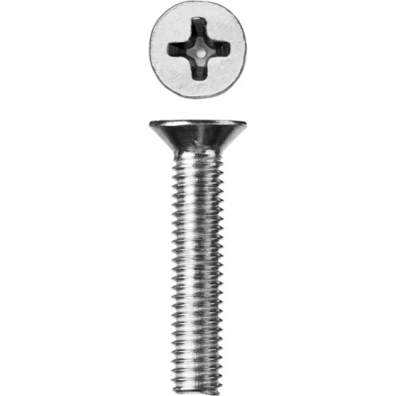 Винт ЗУБР &quot;МАСТЕР&quot; DIN 965, класс прочности 4.8, оцинкованный, M6x35мм, 5кг 303110-06-035 купить в Челябинске