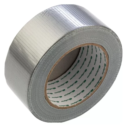 Лента клейкая армированная, 48 мм х 40 м, серебро Сибртех 888165 купить в Челябинске