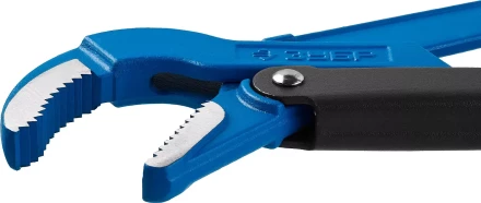 Ключ трубный рычажный ЗУБР &quot;ПРОФЕССИОНАЛ&quot;, изогнутые губки, цельнокованый, Сr-V, № 2,  1,5&quot; 27337-2_z01 купить в Челябинске