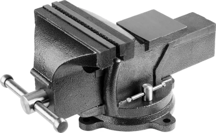 Тиски STAYER "STANDARD" слесарные с поворотным основанием, 200мм/ 17,5кг 3254-200 купить в Челябинске