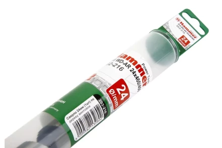 Сверло по дереву HAMMER Ф24х460мм (DR WD AR 24мм*460/370мм) купить в Челябинске
