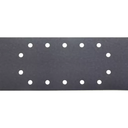 Лист шлиф. универсал. URAGAN с покрытием стеарата цинка, 14 отверстий по кругу, для ПШМ, P320, 115х280мм, 50шт 907-23104-320-50 купить в Челябинске