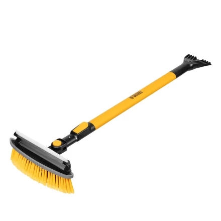 Щетка-сметка со скребком, телескоп, поворотная голова, водосгон 950-1320 мм Denzel 55327 купить в Челябинске
