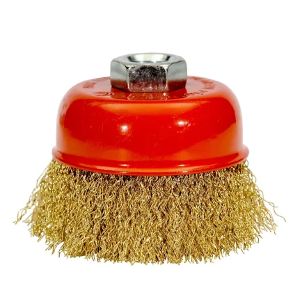 Щетка для УШМ М14/85 мм чашечная сталь прямая VMX 511719 купить в Челябинске