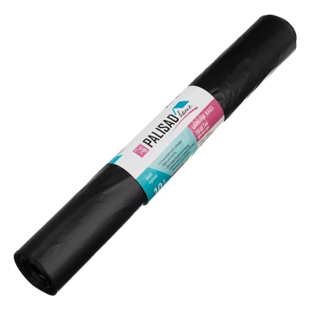 Пакеты для мусора Palisad 200 л x 10 шт., ПВД особопрочные черные, длинный ролик, Home 927295 купить в Челябинске